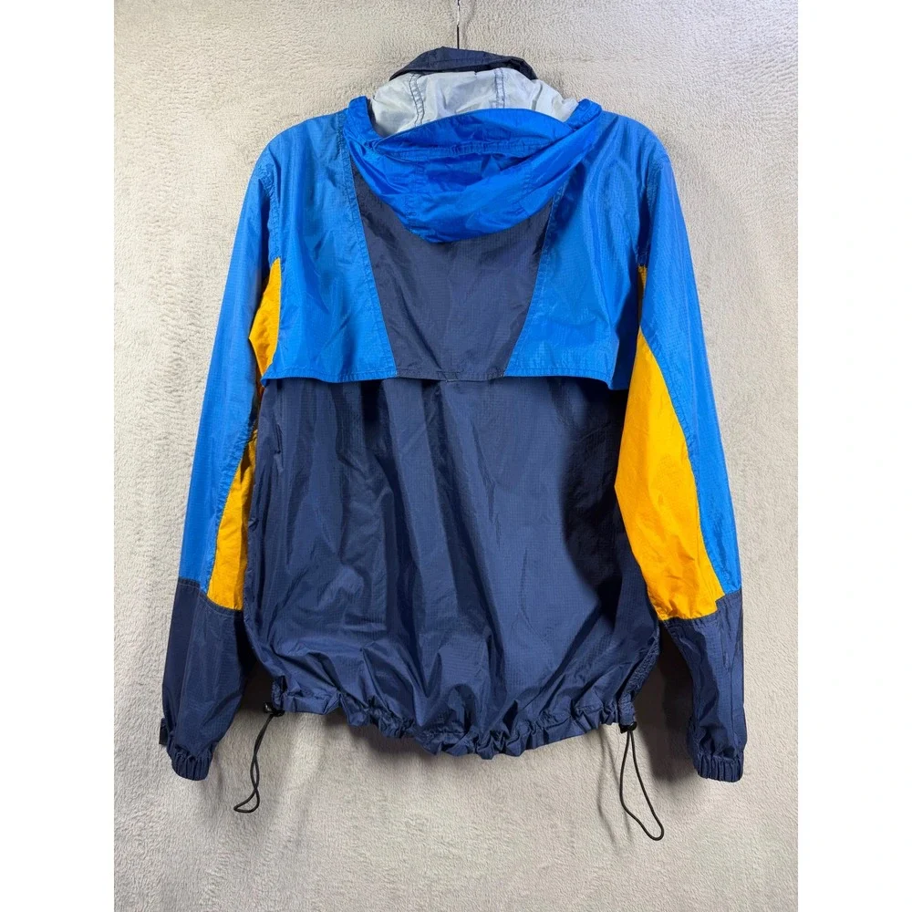 The North Face Windbreaker Men's M Blue Yellow 90s Activent Vented Packable